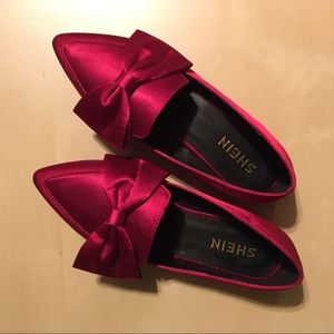 Shein satin flats